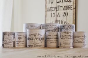 Boites de conserve Rétro