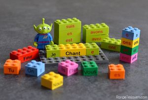 Apprendre les conjugaisons avec des briques Lego